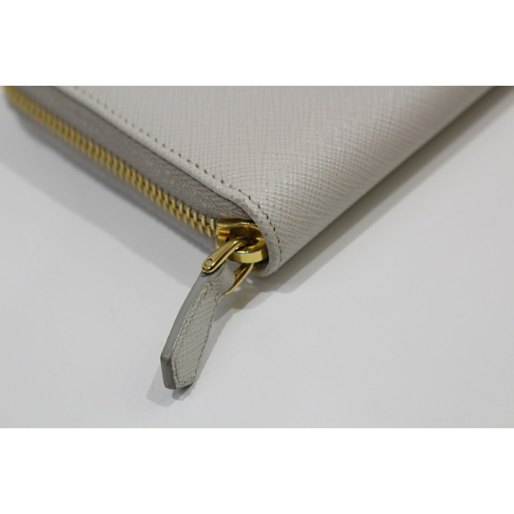 Prada Long Wallet Leather White - Picture 5 of 13